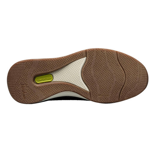 Florsheim Boys' Satellite Knit Slip-On Sneakers Little and Big Kid, Black//White Black//White 4 Big Kid