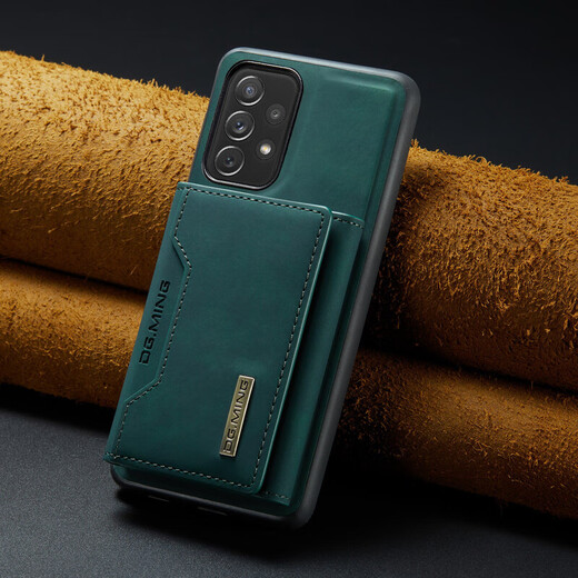 Suitable for Samsung Galaxy A73 wallet magnetic phone case A72 full-package anti-fall A71 special protective case M2 series [black] Samsung Galaxy A73 [5G version]