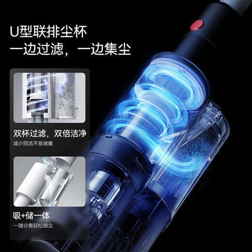 Deerma wireless vacuum cleaner standard version household handheld lightweight vacuum cleaner vertical charging powerful pet high-power high-suction vacuum cleaner DEM-VC90