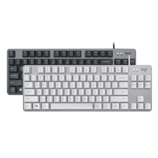 Logitech wired mechanical keyboard 84-key without backlight computer peripherals e-sports game office tea shaft unpack K835 pink red shaft + SF Express original unpacking warranty 1 year TTC mechanical shaft x No x 84-key x official standard