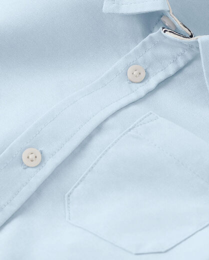 GYMBOReeGymboree Boys and Toddlers Long Sleeve Button-Down Shirt, Cloudless, 12 Cloudless 12