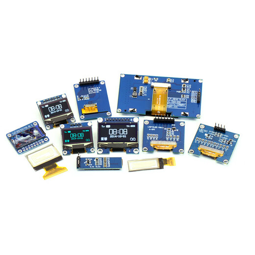 0.96-inch OLED display module SPI 1.3 0.91 LCD 12864 color screen 4-pin 6 ssd1306 0.91-inch OLED display bare screen blue