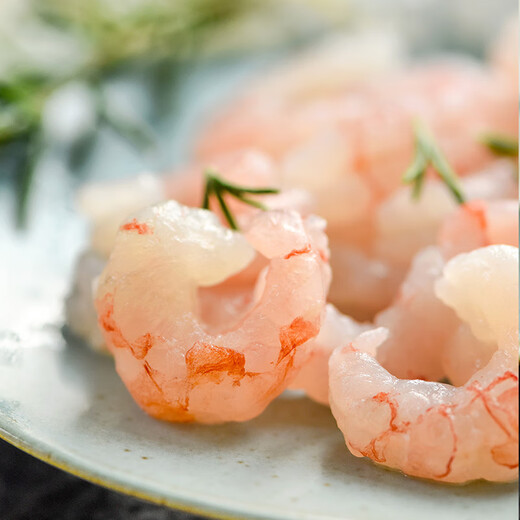 Mega-Jiasheng frozen Arctic sweet shrimp, ice-free, net weight 300g, sashimi grade, natural and healthy, quality guaranteed