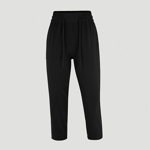 Lululemon 丨 Pull-on Damen GLASTIGE Taille, sich verjüngte Hosen mit mittlerer Länge mit mittlerer Länge 23 'LW6CIHS Schwarz S /6