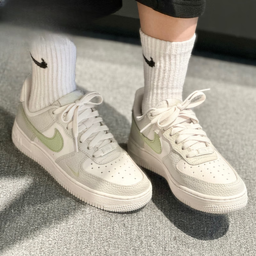 耐克（NIKE）NikeAir Force 1空军一号粉白四钩AF1时尚女鞋板鞋IB2574-600  IB3881-001 37.5