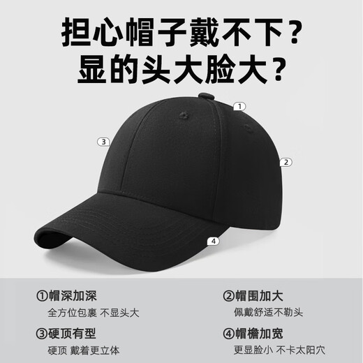 Huili Hut Herren Mode Harttop reines Baumwoll Baseballhut Sonne Hut lässige Sonnenhut Sonnenschutz Hut Baseball Mütze Frauen
