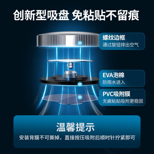 绿联（UGREEN）汽车后视镜小圆镜 倒车辅助镜广角可调节大视野盲点盲区倒车神器