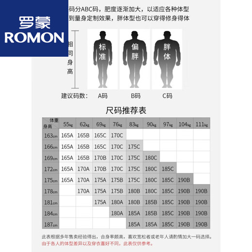 ROMON Chinese stand collar suit, Chinese tunic suit, men's embroidered Chinese style Tang suit, Chinese wedding banquet dress, performance clothing, gray (top + pants) 165A