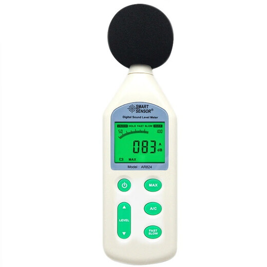 【可开发票】噪音计AR814/844/854/AS804/824数字式声级计音量计分贝仪表 AS804+充电套装