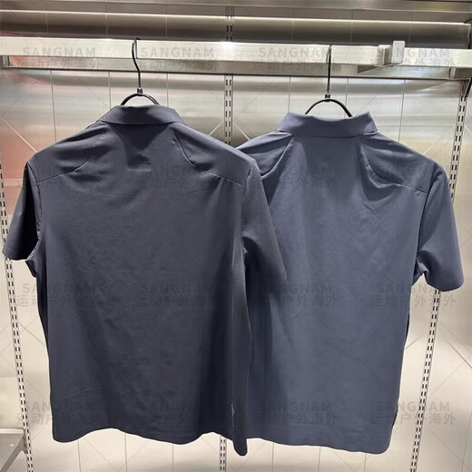 迪桑特（DESCENTE）DUALS都市通勤商务休闲速干透气男士短袖POLO衫男 D3291DPS98C-BK 黑色 M (170/92A)