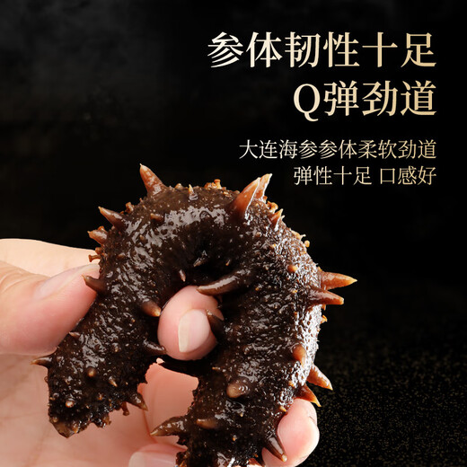 Gongyi Dalian ready-to-eat sea cucumber 2Jin Jin equals 0.5kg 20-30 pieces Home decoration No soaking bottom sowing sea cucumber fresh sea cucumber processing