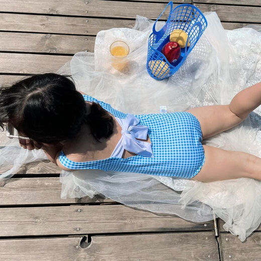 
Snoopy Children's Integrated Swimsuit Set 2025 Summer Baby Girl Cute Bikini Triangle Swimsuit Two-Piece Set Trendy Swimsuit + Hat 90 (Suggested height 80-90cm)