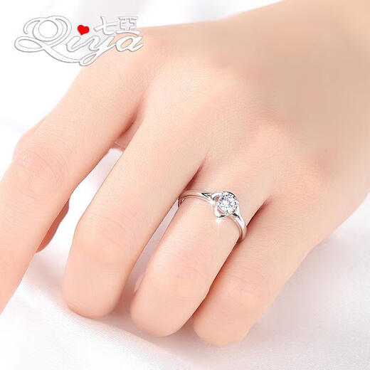 BZK999 sterling silver simple four-leaf clover ring female personality Japanese and Korean version student trend guardian happiness four-leaf clover ring exquisite gift box