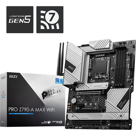 英特尔13代酷睿 微星Z790主板 分期免息白条可选CPU主板套装 PRO Z790-A MAX WIFI D5 白条6期分期i7-13790F 盒装