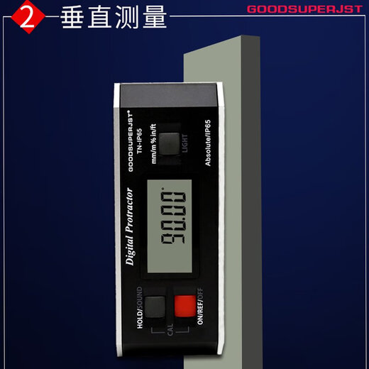 German core waterproof digital display inclinometer TNIP65 level ruler electronic angle ruler with magnetic angle meter small screen 360 TN-XP90 classic small screen model