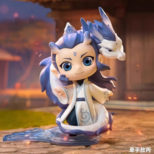 正版泡泡哪吒2之魔童闹海盲盒牵手敖丙手办天生羁绊哪咤摆件玩具 【牵手敖丙】确认款 现货现发
