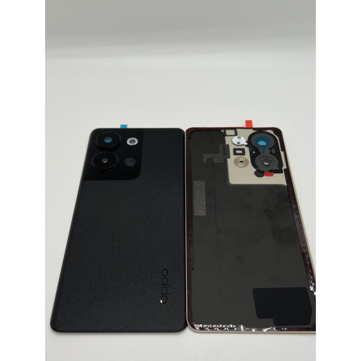 适用Reno9后盖Reno9pro手机后屏9Pro+原厂电池盖中框 Reno9Pro-皓月黑原装后盖 外壳