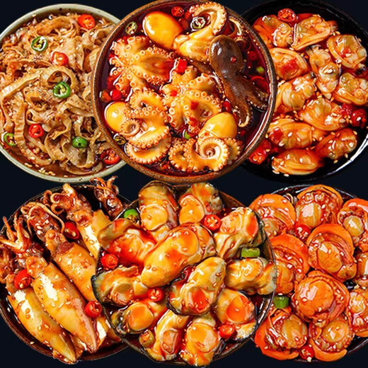 Canned seafood casual snacks, delicious meal replacement snacks, ready-to-eat, canned snacks, canned snacks, instant snacks to satisfy your hunger, full box, spicy hairtail fish 1 can