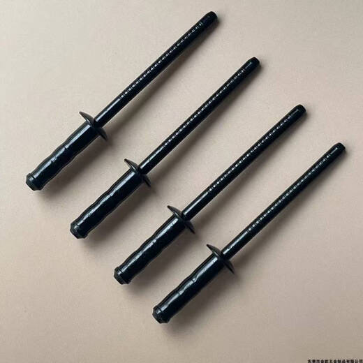 Sailotou customized invoicing source factory 304 all black double drum stainless steel rivets multi-drum double-strand structure rivets 3 points 2*14 stainless steel double drums*all black 1000 rivets