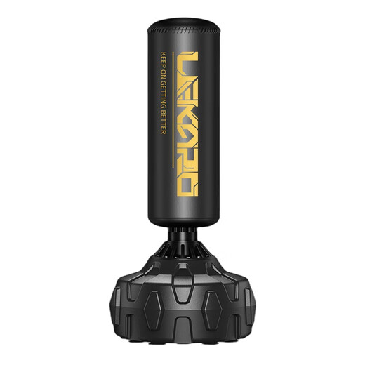 
Jiuyu Tumbler vertical Sanda training JY-1098 black gold 170cm + boxing gloves