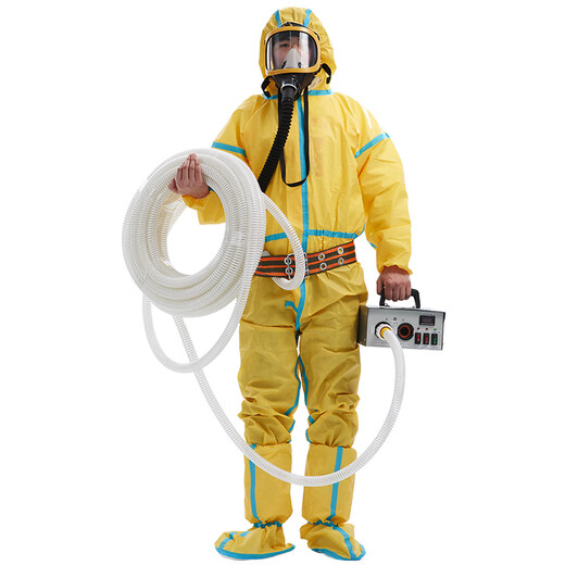 Long-tube air respirator, electric air supply mask, self-priming, portable limited space operation emergency equipment, plug-in type - single person | Tube length 40 meters