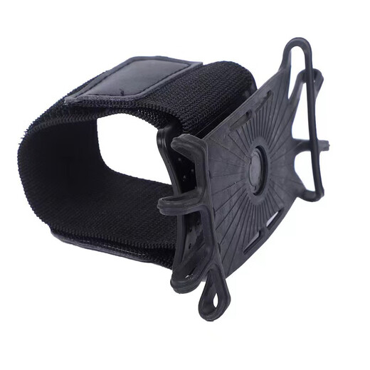 Junqisi Driving Sports Outdoor Elastic Arm Cover with Arm New Style Unisex Running Cycling Wrist Phone Holder Wrist Model Elegant Black (Worn on the Wrist)
