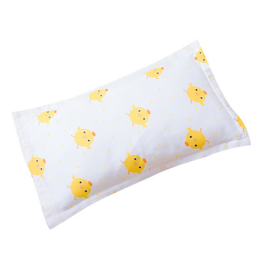 Children's pillow baby pillow kindergarten baby pillow lunch break pillow 1-6 years old 50x30cm animal yellow chick