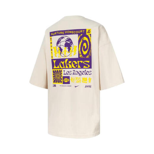 Nike (NIKE) 2024 Men's AS LAL CTS NBA ED SS OS T T-Shirt FV9274-901 M