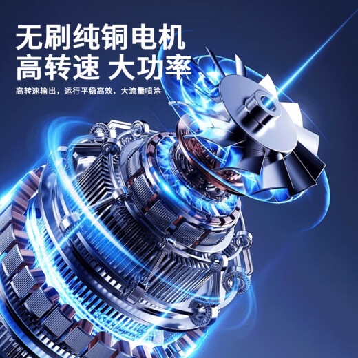 Wen Yijia Customisierte Hochdruckluftlesskolben-Sprühgerät-Latex-Farbbeschichtung Spezielle multifunktionale kleine integrierte Maschine Elektrisches Spray TB-695 Automatische Sprühgerät (Keramikpumpenkörper)