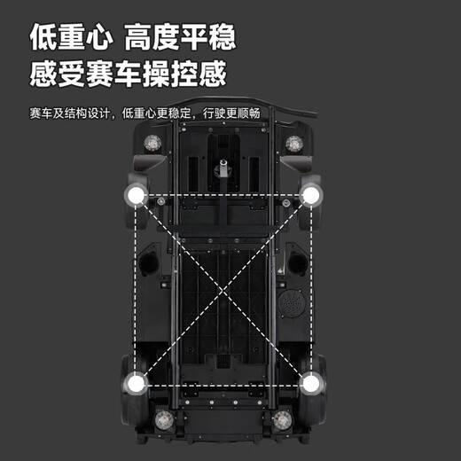 No more fun, no more children's kart electric driftable F1 toy car that can sit in a car for children and adults, remote control four-wheel stroller, red, electric drive