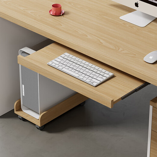 Kejiang office desk and chair combination writing desktop computer table small desk 1.2 meters (single table) - E0 grade environmental protection board