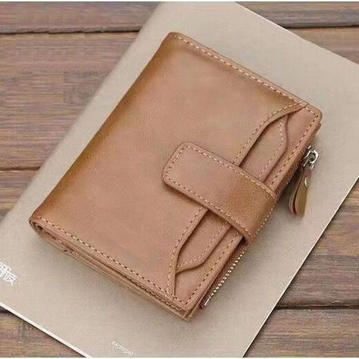 Portefeuille masculin courte du portefeuille coréen de style coréen jeune collège portefeuille Multi-fonction permis de conducteur de conducteur zipper carte de carte de boucle