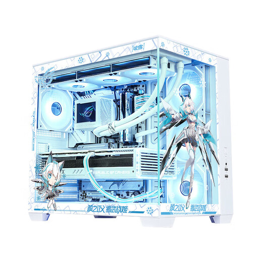 ASUS 24-issue interest-free ROG Family Bucket i9 14900KF/ASUS RTX5070Ti independent display high-end e-sports game computer host AI rendering DIY assembly machine computer complete machine configuration 5 i9-14900KF + ASUS 5070Ti