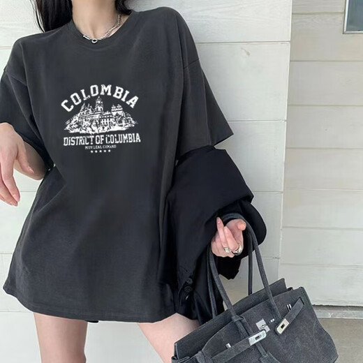 T-shirt intelligent à manches courtes pour les femmes 2025 Summer Korean Style Loose Slim chic Hong Kong Style Design Top Ins Trendy 679 # White L
