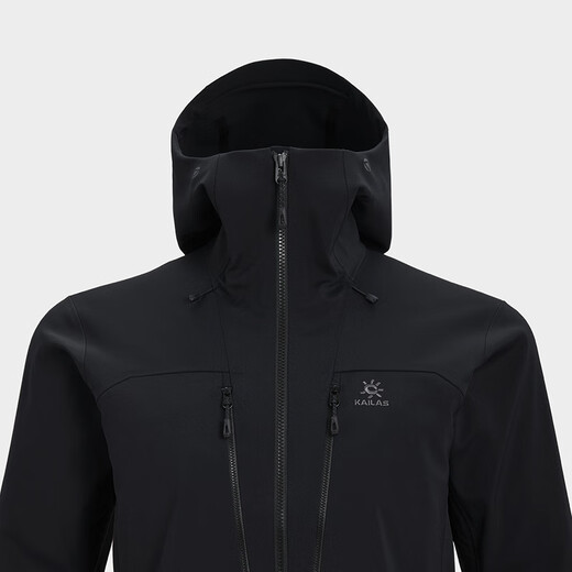 KAILAS M13-PRO hooded soft shell jacket CORDURA wear-resistant elastic outdoor rock climbing and mountaineering clothing for men