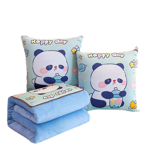 Hiver plus velours épaissis en velours complet Crystal Velvet Oreiller de courtepointe Tièbre deux en un Cadeau Logo Chambre Cushion Année de serpent Bonne chance épaissie Crystal Velvet 40cm 1503cm * 40 * Ouvert 100 *