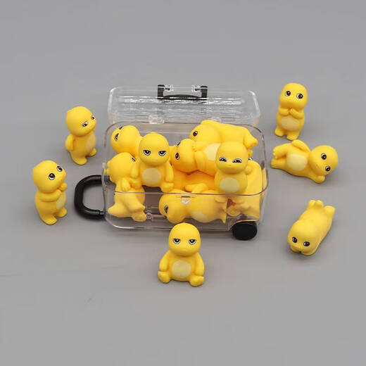 Hanoufei Mini Cartoon Little Milk Dragon Dragon светящиеся гаджет кукол украшения настольные игрушки и подарки для знаменитостей в Интернете
