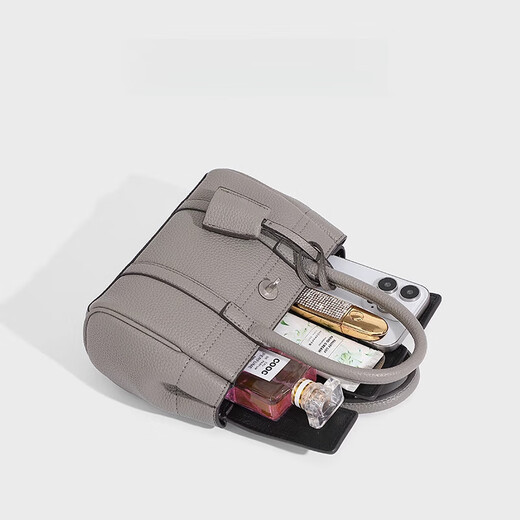 CALCULAT&KEENCK女包水泥灰女士单肩包2025新款时尚手提包大容量斜挎手拎包 水泥灰1600