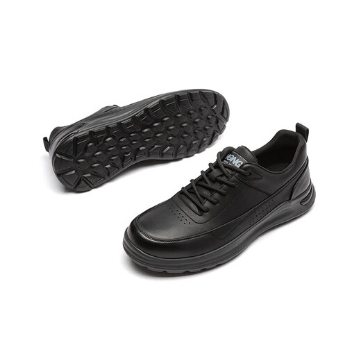 Red Dragonfly Men's Shoes 2025 New Business Casual Men's Sports Leather Shoes Casual Outerwear Men's Casual Shoes WTA25036 Black 40