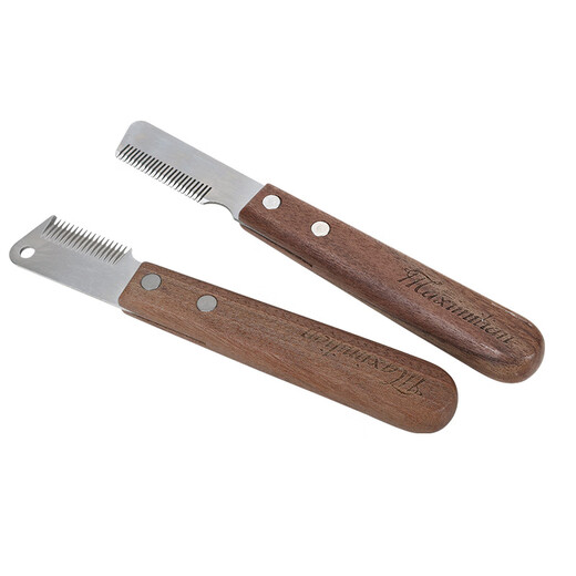 Huameilong pet comb, terrier type dog hair plucking knife, long hair Schnauzer dog grooming West Highland shaver comb, right hand hair plucking comb