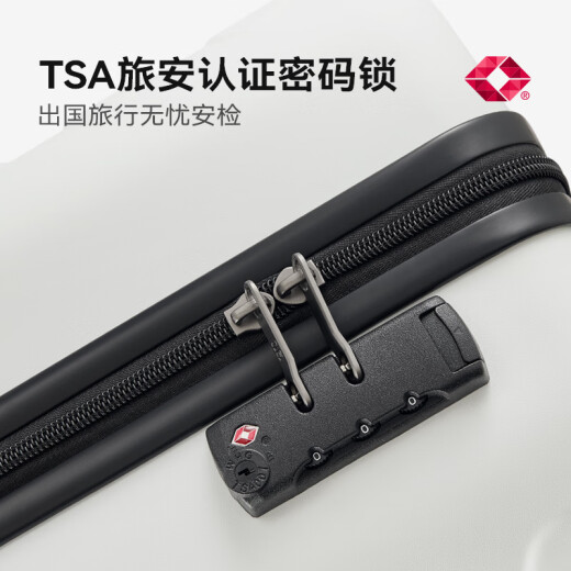 90分行李箱20英寸商务登机箱拉杆箱旅行箱密码箱箱子莱茵河灰色