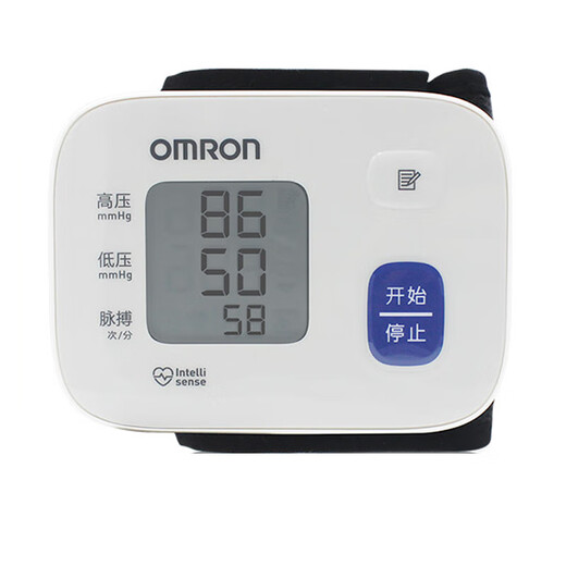 欧姆龙（OMRON）6121电子血压机计家用6160手腕式测量仪器T30J/T31/6231 T31升级款丨收纳盒+2节电池送电