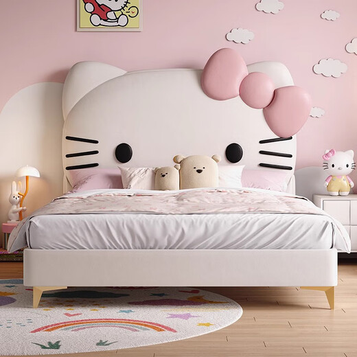 Yihaokang Katie Hellokitty Girl Beded Детская кровать принцесса.