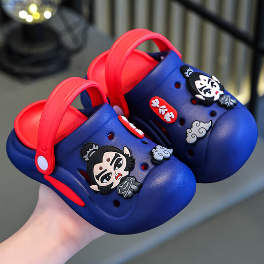 Nezha para niños zapatillas para niños Summer Summer NUEVO SALPIERSA AUTALERA NEZHA - Caki 28-29 Tamaño [Longitud interna 17.5cm]
