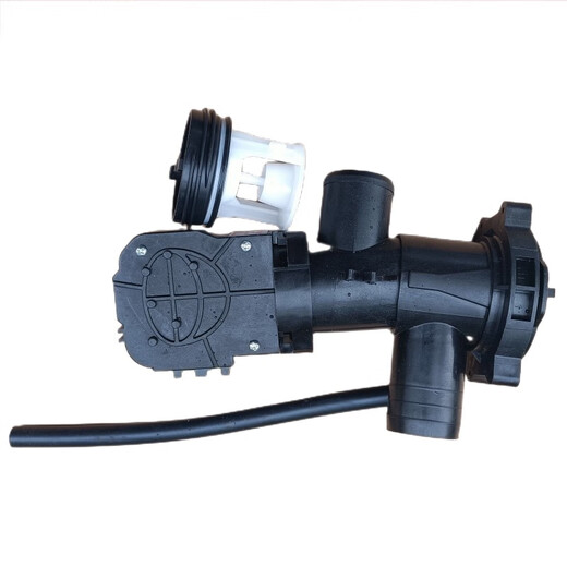 仍默适用美的MG90-1421WDXS-1433WDXG滚筒洗衣机排水阀电机排水泵配件 原装排水泵黑色