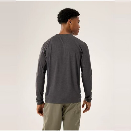 Archaeopteryx Cormac ls Protección solar para hombres seca rápida y transpirable Camiseta de manga larga X9719 Black Gris Negro Heather x00000971 M