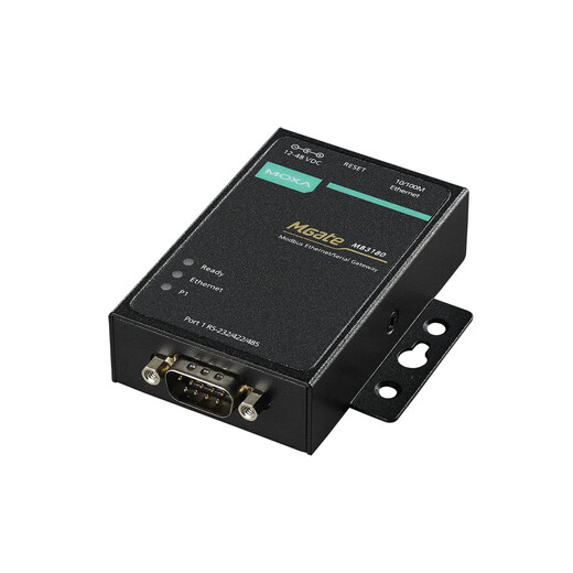 MOXA Mgate MB3180 1-port standard serial to Ethernet Modbus gateway