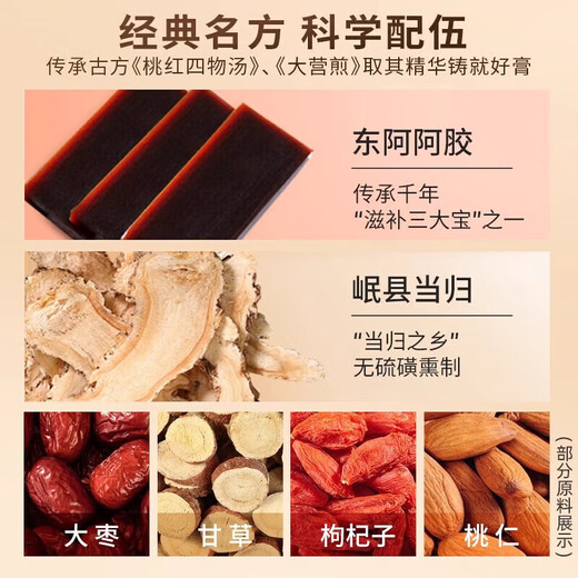 Li Liangji Saffron Yueshu Pasta de azafrán Gelatin Gelatin Rose Angelica American Ginseng Nurishing y acondicionamiento Receta de crema 2 botellas