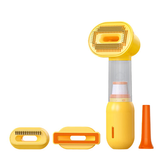 L&W BROS. Cordless hair suction device, pet hair trimmer, four-in-one hair suction and combing tool, cat supplies