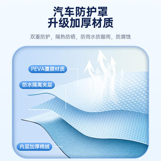 速驰（Suchi）车衣全车罩通用遮阳防晒隔热防雨防雪防冰雹SUV轿汽车套保护外罩 适用于标致5008车衣全车罩